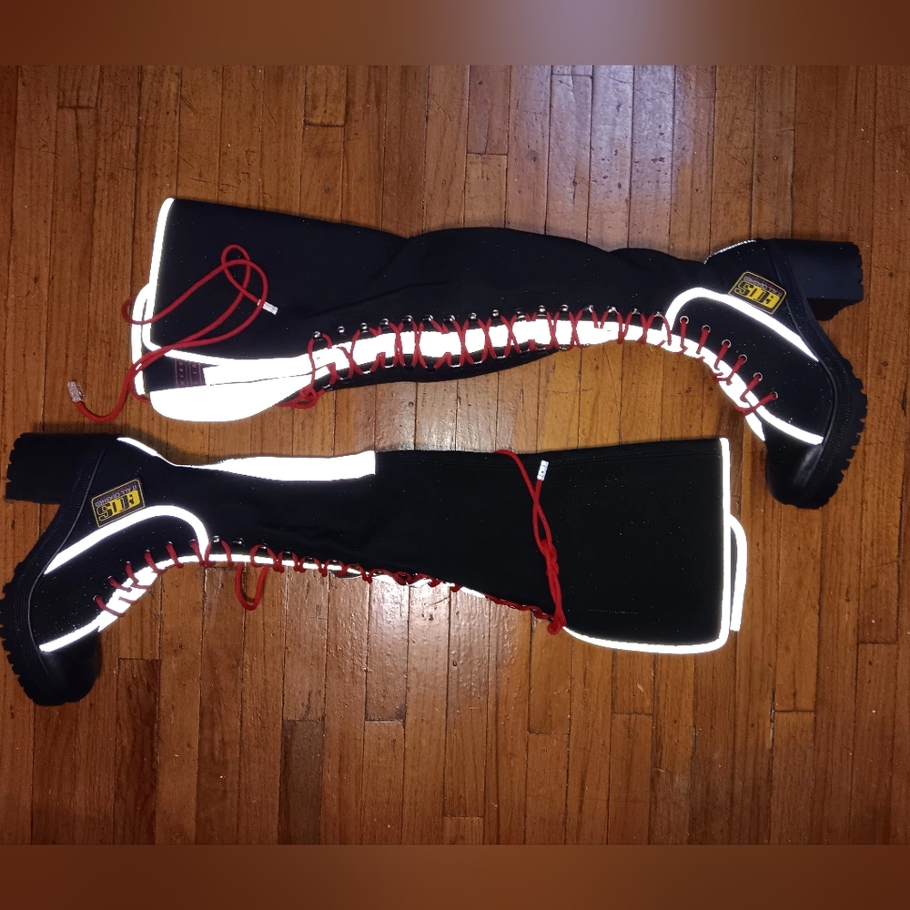 GCDS thigh high boots